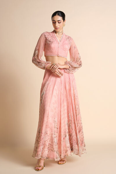 Aria Skirt Set - Blush